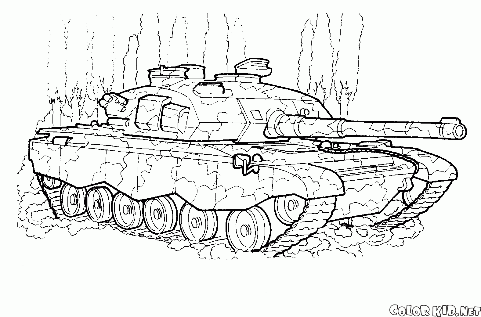 tiger tank kleurplaat ausmalbilder panzer kostenlos