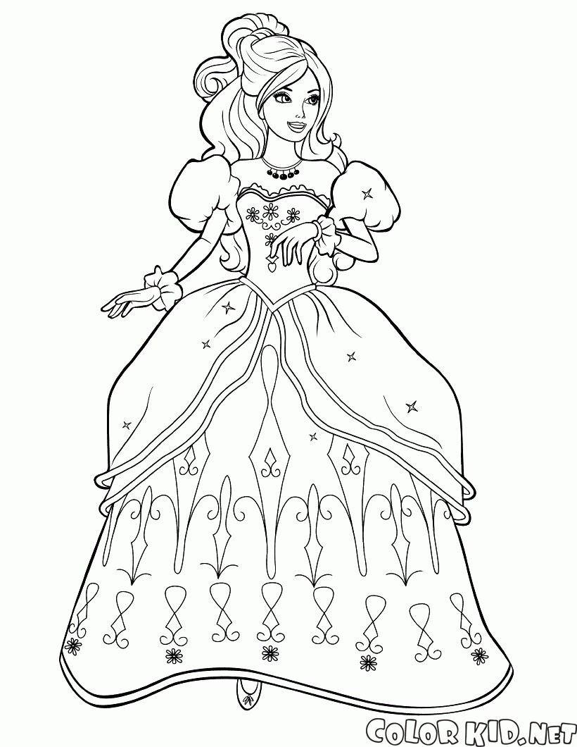 Kolorowanka Barbie