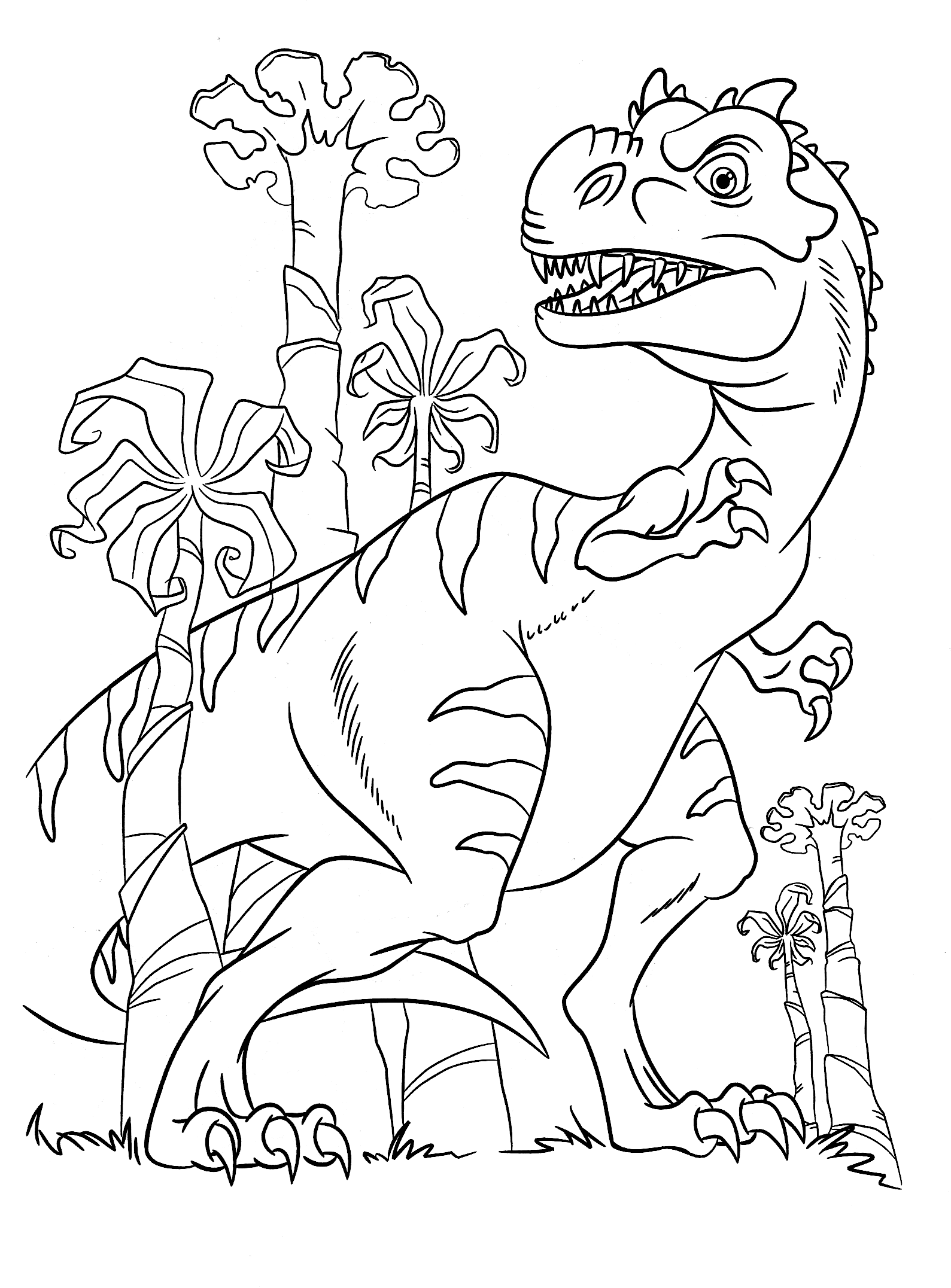Kolorowanka Dinozaur Mamo