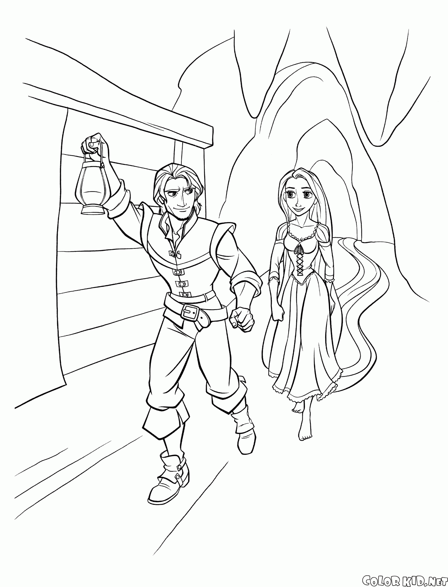 Flynn i Rapunzel Ucieczka