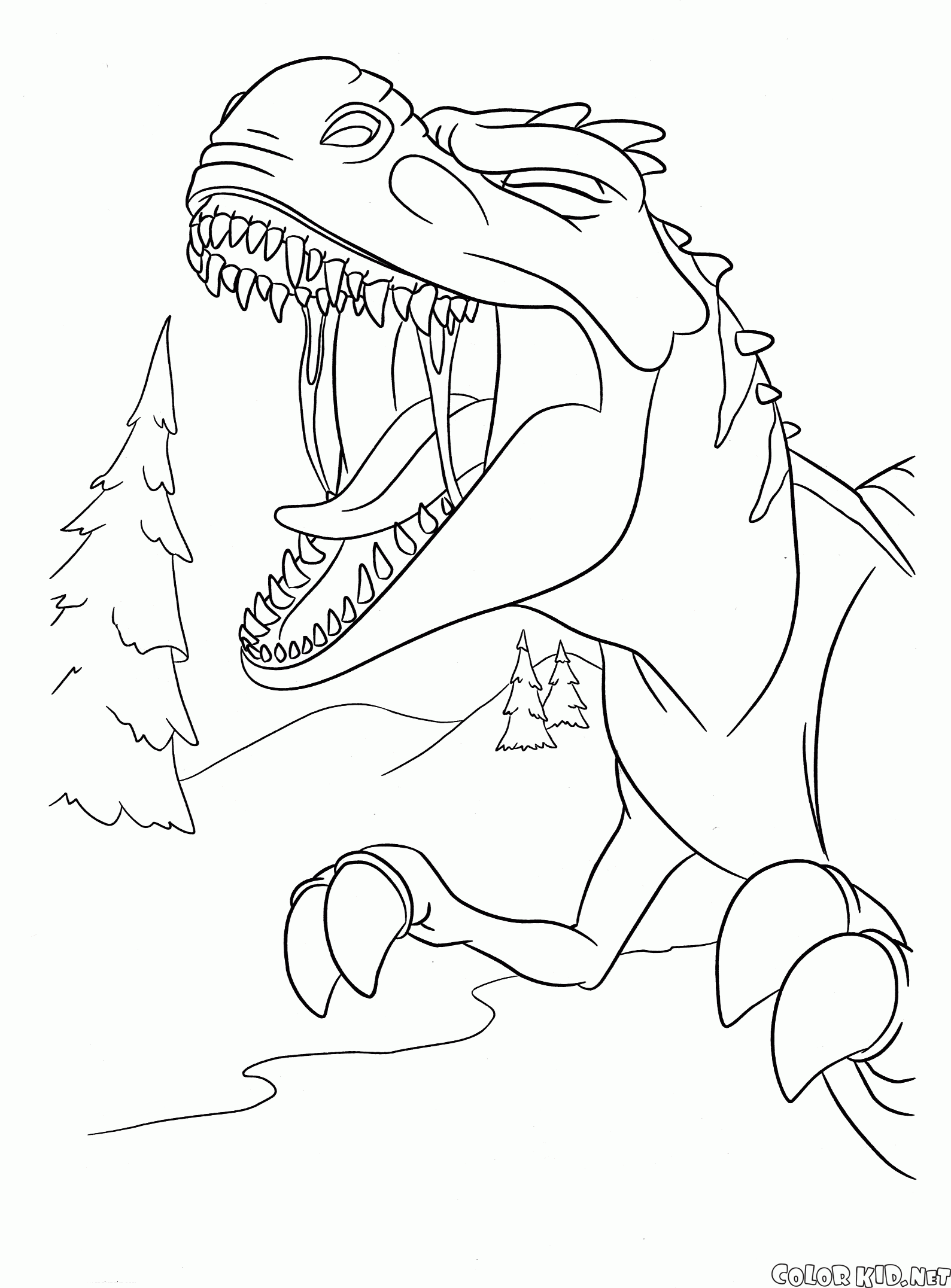 Dinozaura głośny ryk