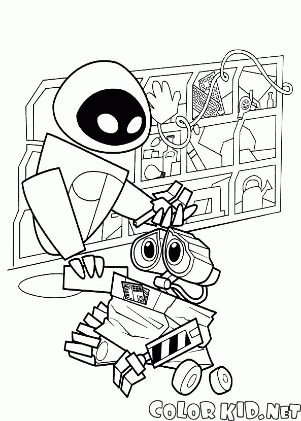EVE i WALL.E są przyjaciółmi