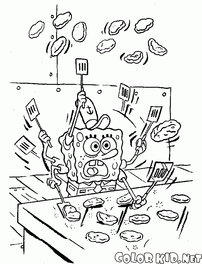 SpongeBob w piecu