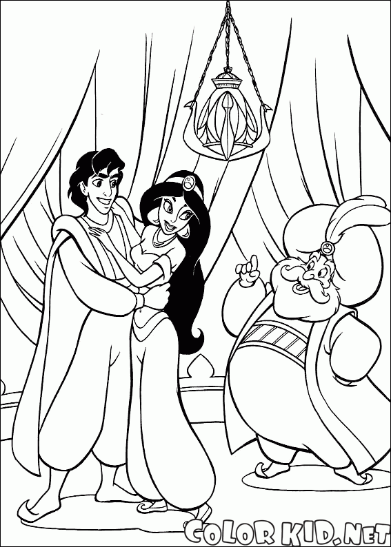 Jasmine, Aladyn i Sultan