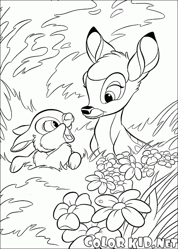 Zając i Bambi