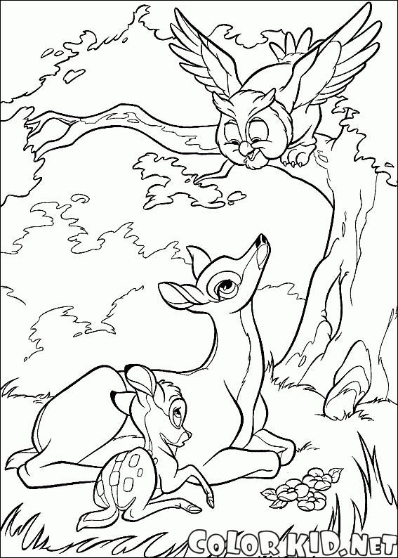 Bambi i jego matka