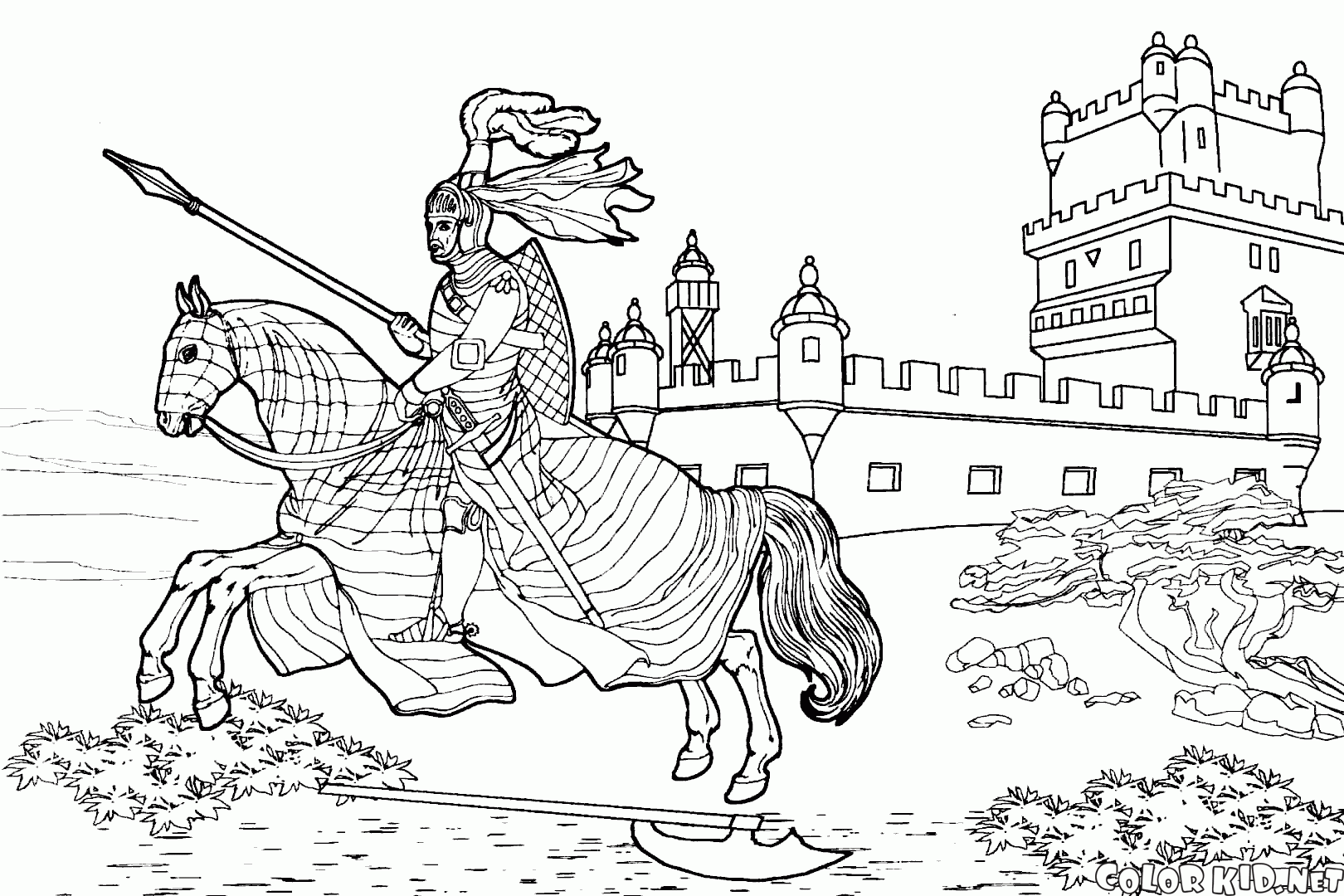 Rycerz na koniu