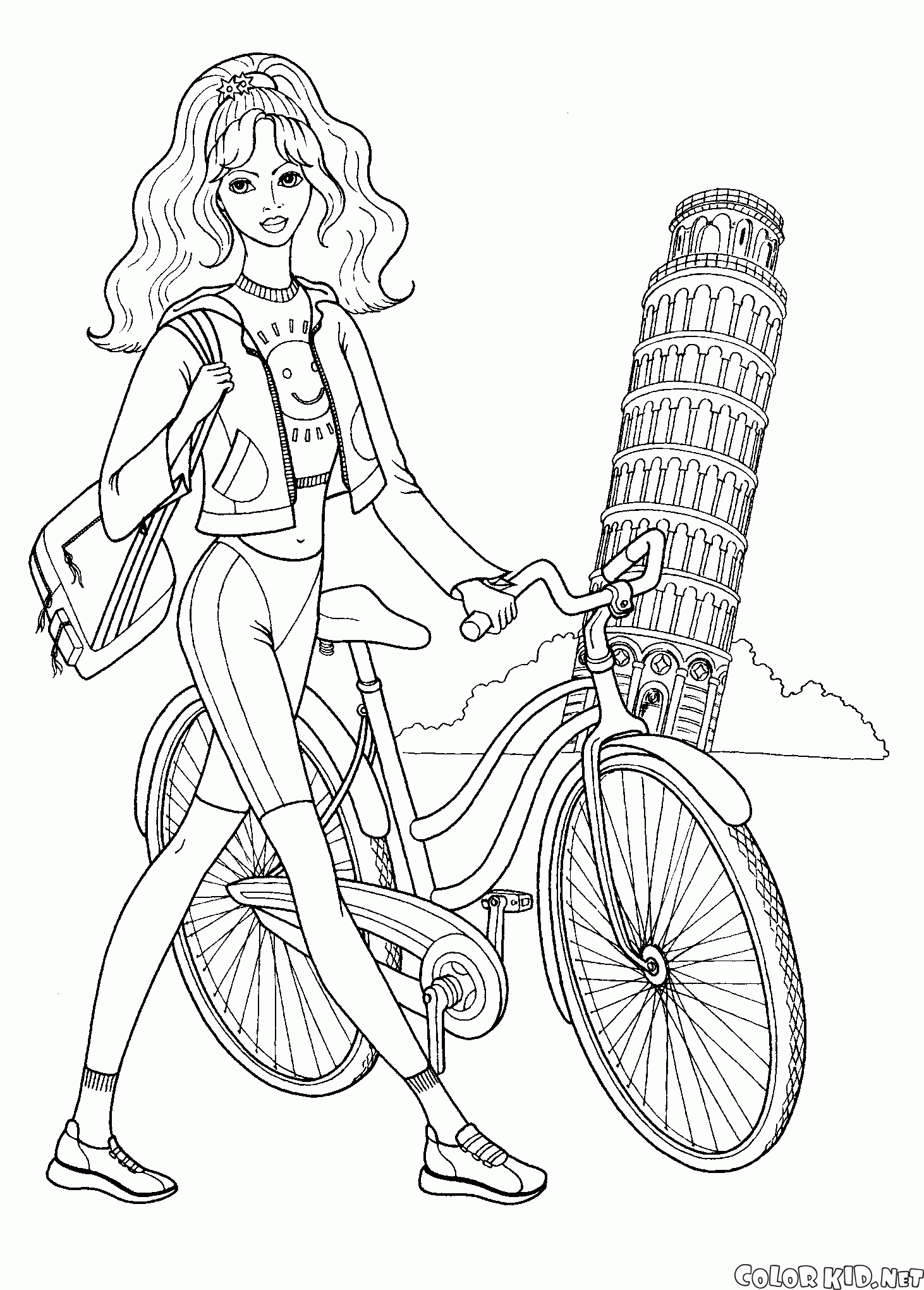 Dziewczyna z rowerem