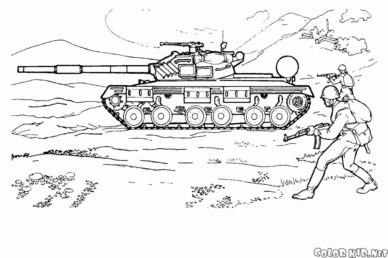 Radzieckie czołgi na manewrach