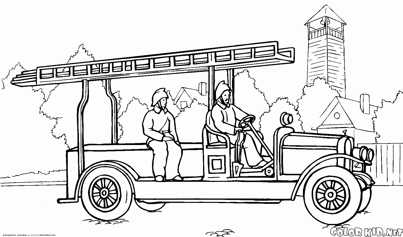 Pojazd strażacki silnika