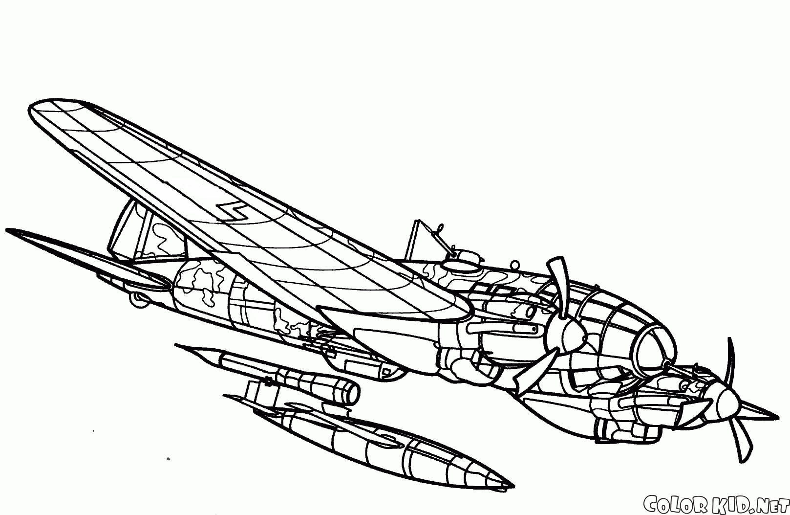Heinkel He-111H-22 bombowiec