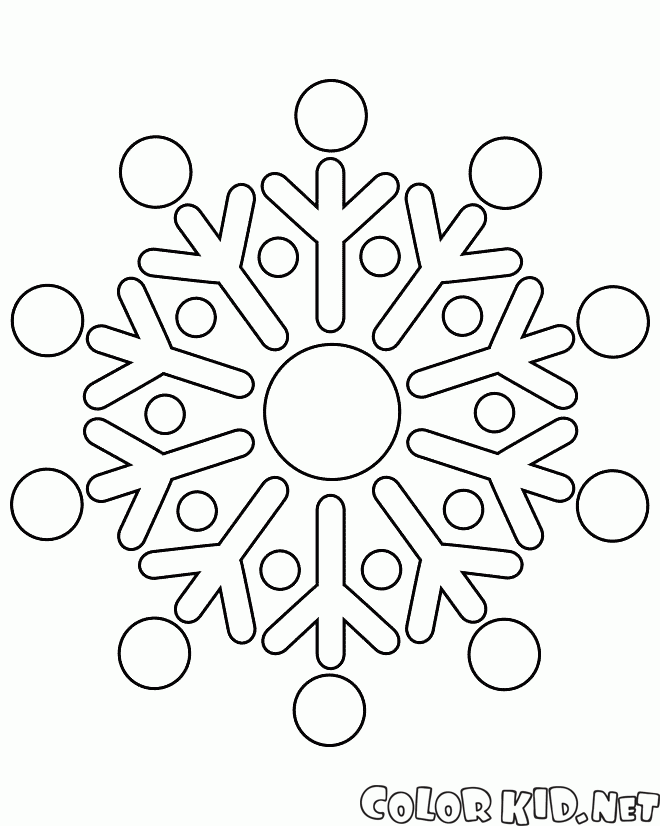 Delikatne Snowflake