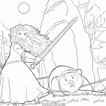 Merida ratuje matkę