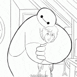 Znajomi Baymax i Hiro