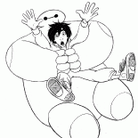 Robot ratuje Hiro