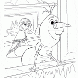 Olaf widział Kristoff