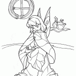 Tinkerbell szyje ubrania
