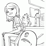 Przyjaciele ją pociesza