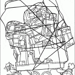 Wózek z cennego mienia