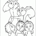 Skunk, wiewiórki i jeżozwierz