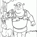 Shrek pije eliksir