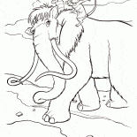 Crash i Eddie na mamuta