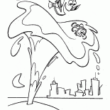 Strumień wieloryba wody