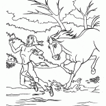 Native American i koń