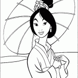 Mulan ukrywa się przed słońcem