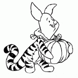 Prosiaczek na Halloween