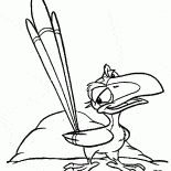 Zazu, sekretarz ptaka