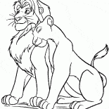 Simba i Nala spaceru