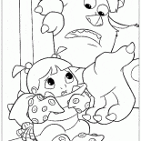 Dziewczyna jest przerażona