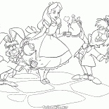 Zając, Alicja i Kapelusznik