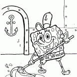Sponge Bob w pracy