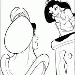 Aladyn i Jasmine spotykają