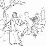 Bestia i Belle na łyżworolkach