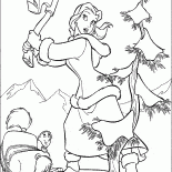 Belle znaleźć choinkę