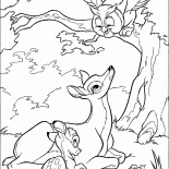 Bambi i jego matka