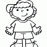 Chłopiec w kapeluszu