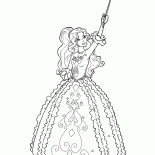 Wspaniałe sukienka Barbie