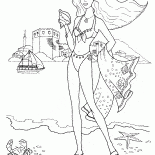 Dziewczyna na plaży