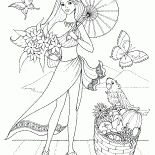 Piękna wyspa mieszkaniec