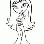 Stylowa fryzura