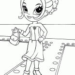 Młoda fashionistka