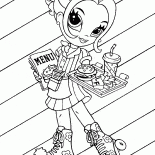 Dziewczyna na rolkach