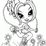 Dziewczyna z skakanka