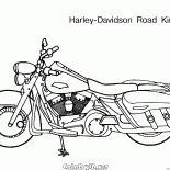 Motocykl na statywie