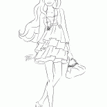 Barbie w krótkiej sukience