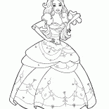 Barbie suknia balowa